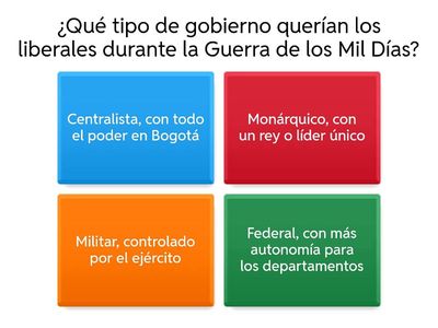 Los Liberales en la Guerra de los Mil Días