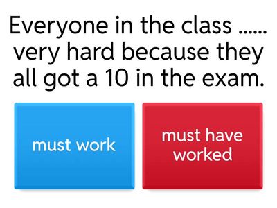  Modals of certainty and possibility -  Present and Past