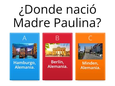 ¿Que conoces sobrea madre paulina?