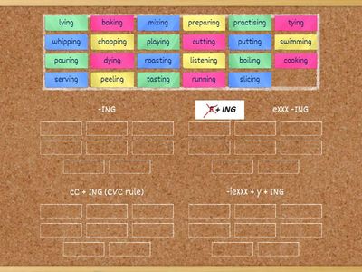 verb-ING spelling rules