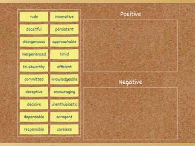 Personality Adjectives