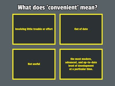 Word-Definition Quiz