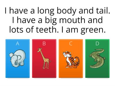 KB 1 Unit 7 Wild Animals (Quiz)