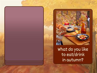 Autumn questions - random cards