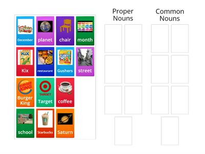 Proper Nouns and Common Nouns