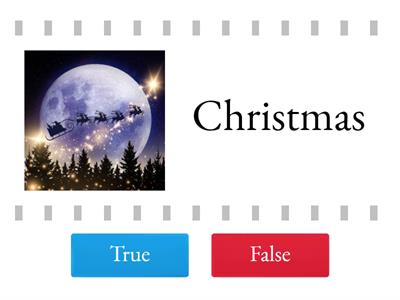 Christmas True or False