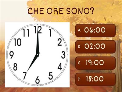 Che ore sono? (ora esatta)