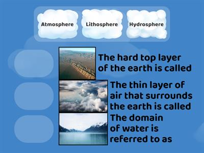 Domains of the Natural Environment