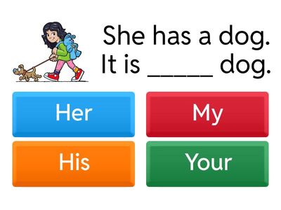  My your his her 3rd grade SK