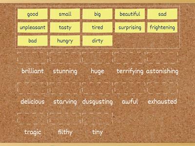 Solutions Pre 2F Extreme adjectives