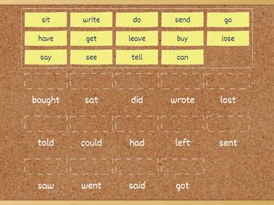 irregular verbs (beginner)