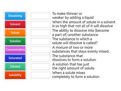 Dissolving Year 5 Science