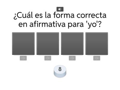 Evaluación de Presente Simple - Nivel A1