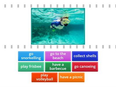 Open Up 4 Unit 6 summer vocab