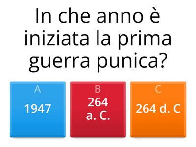 Verifica sulle Guerre Puniche