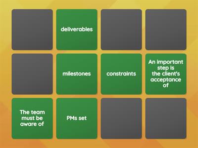 Revision of vocabulary- B1