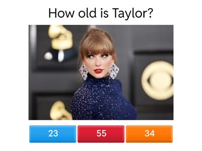 Taylor swift quiz