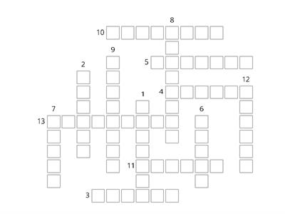Numbers  audio crossword