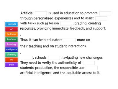 Artificial Intelligence in Education