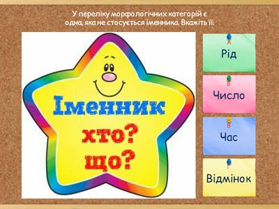 6 клас НУШ Іменник - самостійна частина мови. Тест.