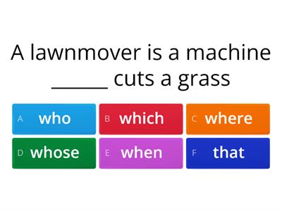 Relative pronoun