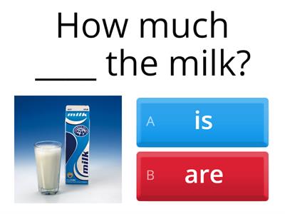 How much is / how much are? 