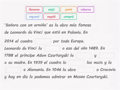 El cuadro de Leonardo - formas regulares