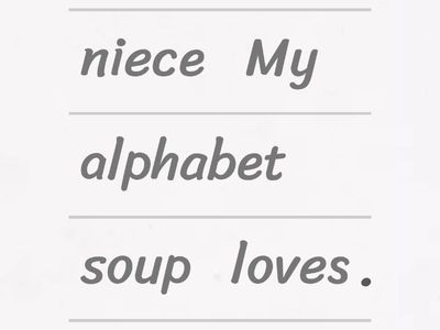 6.4 ph Sentence Scrambler   MLW