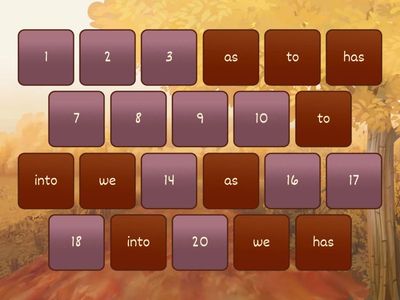 Fundations: Level K:  Flashcards (batch 2) 