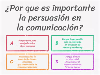 Habilidades sociales - comunicacion persuasiva