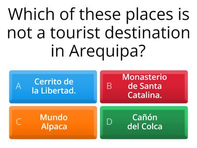 AREQUIPA - TOURIST PLACES