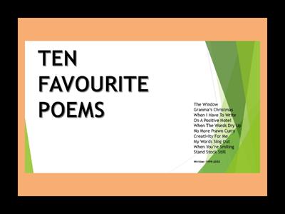 TEN FAVOURITE POEMS