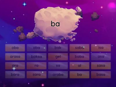 ba sa ra kelimeleri oku eşini bul