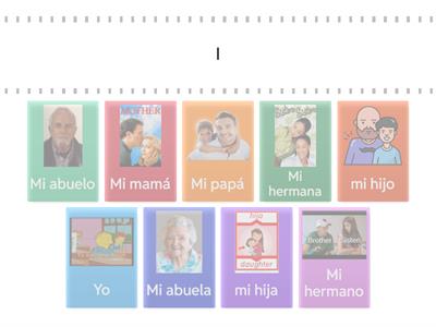 La Familia Introduction (Find the Match) 