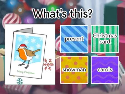 Christmas vocabulary for teens