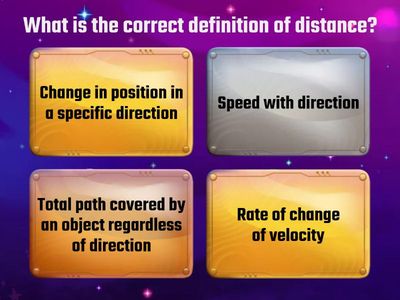 1.Describe the terms used in mechanics