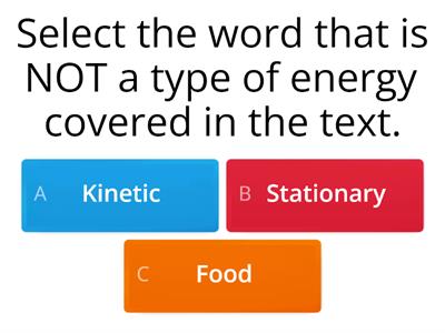 Energy Questions