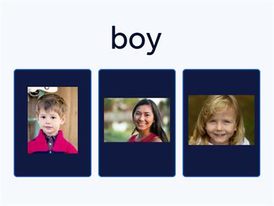 Boy/Girl/Man/Woman Quiz