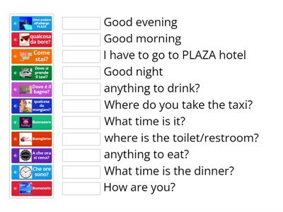 Chiedere informazioni / Request information