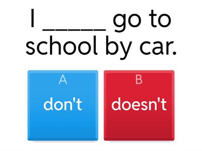 Simple Present Negative ✏️