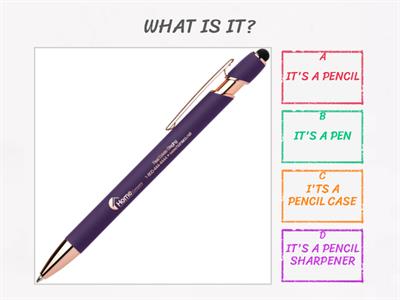 Pre A1 - SCHOOL MATERIALS