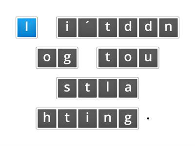 Simple Past Negative and Interrogative