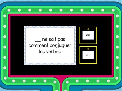 Révision: Grammaire