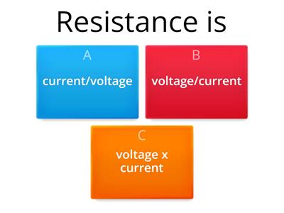 Resistance