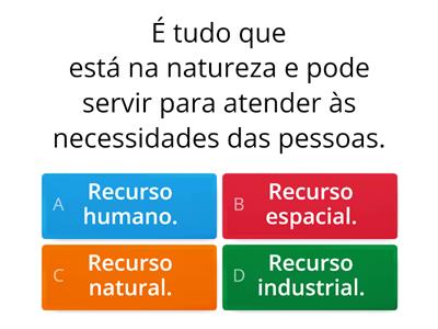 Cuidado com a natureza e seus recursos