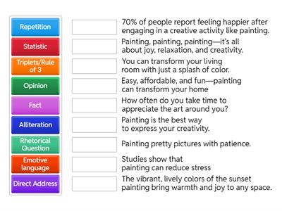 Language Features/ Persuasive technique L2