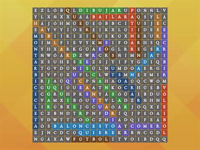 Sopa de Letras Verbo Querer