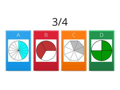 Math Concepts Identify Fractions