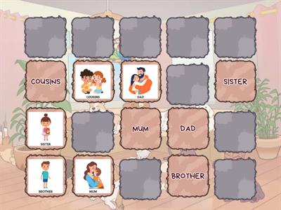 FAMILY MEMBERS - MEMORY GAME