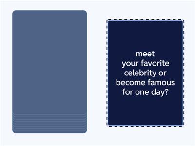 Would you rather...?